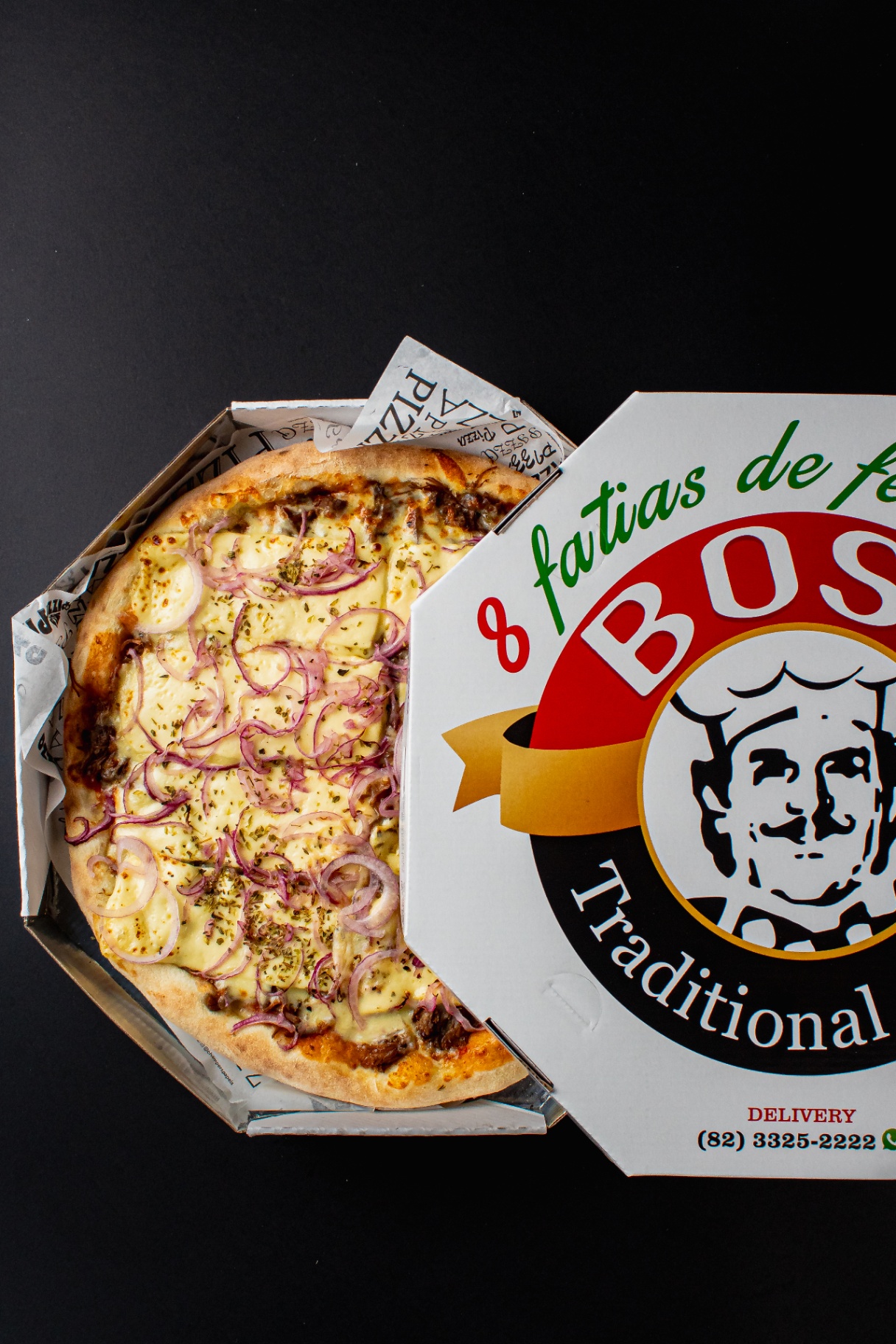 Pizza Carne de Sol com Queijo Coalho